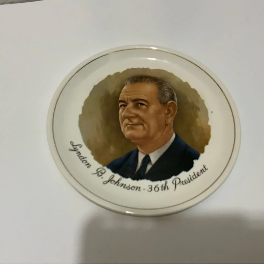 Vintage President Lyndon B Johnson Collector's Plate